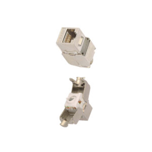 Βύσμα Keystone RJ45 CAT6A Power On KJ-C6A-F001 FTP Toolless | Επαγγελματικός Εξοπλισμός | elabstore.gr