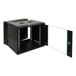 Επιτοίχια Καμπίνα 18U Power On DSW.6618 Double Section 600x600x901mm | Επαγγελματικός Εξοπλισμός | elabstore.gr