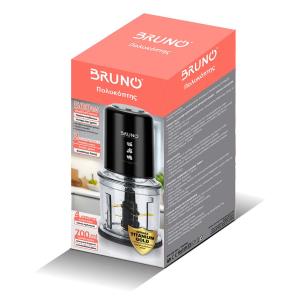 BRUNO Πολυκόπτης BRN-0247, 500W, 700ml, 4 λεπίδες, μαύρο | eLabstore.gr