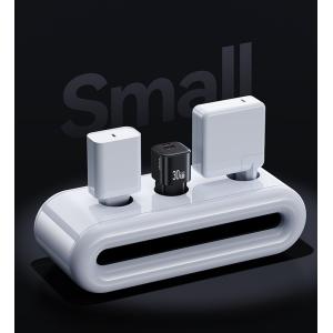 USAMS φορτιστής τοίχου CC263, USB & USB-C, 30W, GaN, μαύρος | Αξεσουάρ κινητών | elabstore.gr