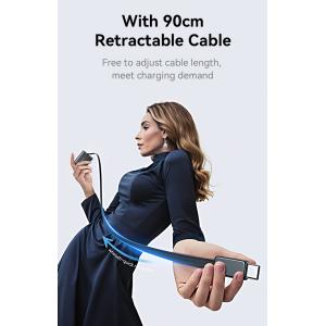 USAMS φορτιστής τοίχου CC296 με καλώδιο, USB & USB-C, 30W, μαύρος | Αξεσουάρ κινητών | elabstore.gr