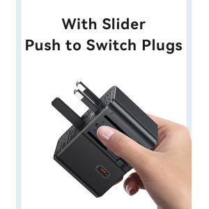 USAMS φορτιστής/αντάπτορας πρίζας CC309, USB & 2x USB-C, universal, 25W, μαύρος | eLabstore.gr USAMS φορτιστής/αντάπτορας πρίζας CC309, USB & 2x USB-C, universal, 25W, μαύρος | Αξεσουάρ κινητών | elabstore.gr