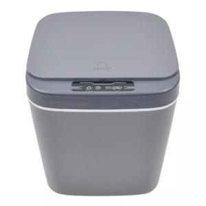 HOME USE κάδος απορριμμάτων HUH-0254 με φωτοκύτταρο, 10.5lt, γκρι | eLabstore.gr