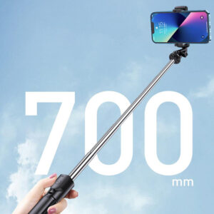 KAKUSIGA selfie stick KSC-1143 με τρίποδο, έως 70cm, Bluetooth, μαύρο | Αξεσουάρ κινητών | elabstore.gr