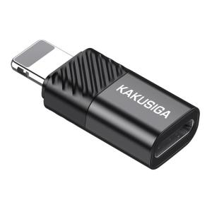 KAKUSIGA αντάπτορας Lightning σε USB-C KSC-1408, 480Mbps, 2A, μαύρος | eLabstore.gr KAKUSIGA αντάπτορας Lightning σε USB-C KSC-1408, 480Mbps, 2A, μαύρος | Καλώδια - Αντάπτορες | elabstore.gr