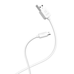 KAKUSIGA καλώδιο micro USB σε USB KSC-332, 2.4A, 480Mbps, 2m, λευκό | Καλώδια - Αντάπτορες | elabstore.gr