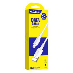 KAKUSIGA καλώδιο Lightning σε USB KSC-421, 2.8A, 480Mbps, 2m, λευκό | Καλώδια - Αντάπτορες | elabstore.gr