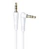 KAKUSIGA καλώδιο ήχου 3.5mm KSC-521, AUX, 90°, HiFi 1m, λευκό | Καλώδια - Αντάπτορες | elabstore.gr