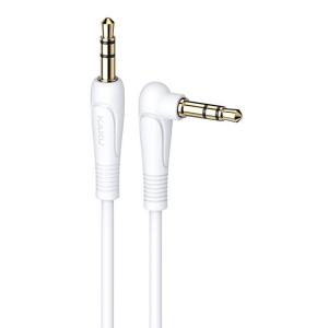 KAKUSIGA καλώδιο ήχου 3.5mm KSC-521, AUX, 90°, HiFi 1m, λευκό | Καλώδια - Αντάπτορες | elabstore.gr