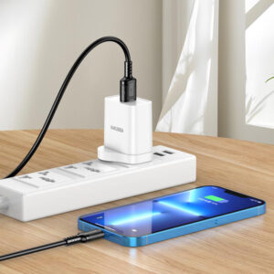 KAKUSIGA καλώδιο Lightning σε USB KSC-984, σιλικόνης, 3Α, 480Mbps, 1m, λευκό | Καλώδια - Αντάπτορες | elabstore.gr