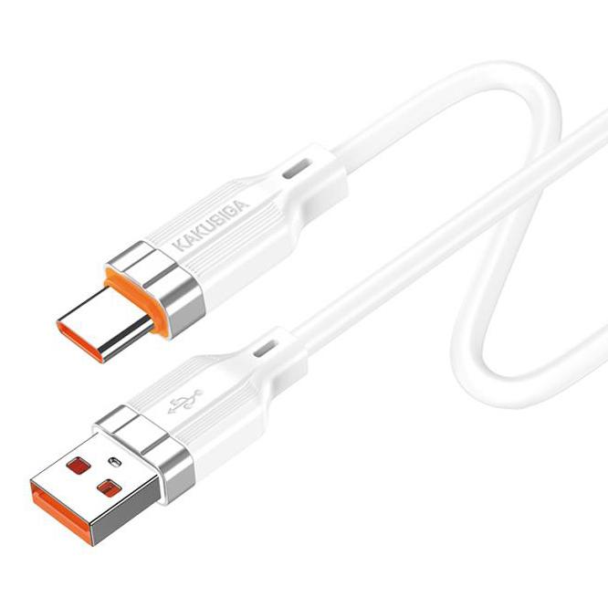 KAKUSIGA καλώδιο USB-C σε USB KSC-995, σιλικόνης, 5A, 480Mbps, 1m, λευκό | eLabstore.gr KAKUSIGA καλώδιο USB-C σε USB KSC-995, σιλικόνης, 5A, 480Mbps, 1m, λευκό | Καλώδια - Αντάπτορες | elabstore.gr