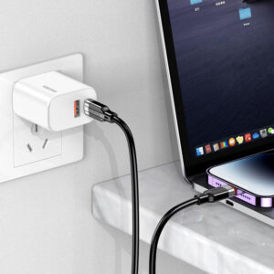 KAKUSIGA καλώδιο Lightning σε USB-C KSC-995, σιλικόνης, 30W, 480Mbps, 1m, λευκό | eLabstore.gr KAKUSIGA καλώδιο Lightning σε USB-C KSC-995, σιλικόνης, 30W, 480Mbps, 1m, λευκό | Καλώδια - Αντάπτορες | elabstore.gr