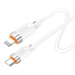 KAKUSIGA καλώδιο Lightning σε USB-C KSC-995, σιλικόνης, 30W, 480Mbps, 1m, λευκό | Καλώδια - Αντάπτορες | elabstore.gr