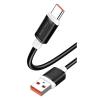 KAKUSIGA καλώδιο USB-C σε USB KSC-998, σιλικόνης, 5A, 480Mbps, 1m, μαύρο | Καλώδια - Αντάπτορες | elabstore.gr
