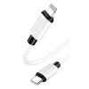 KAKUSIGA καλώδιο Lightning σε USB-C KSC-998, σιλικόνης, 30W, 480Mbps, 1m, λευκό | Καλώδια - Αντάπτορες | elabstore.gr