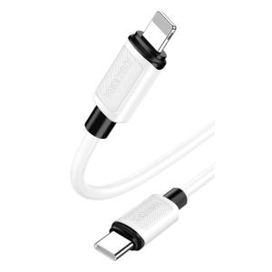 KAKUSIGA καλώδιο Lightning σε USB-C KSC-998, σιλικόνης, 30W, 480Mbps, 1m, λευκό | Καλώδια - Αντάπτορες | elabstore.gr