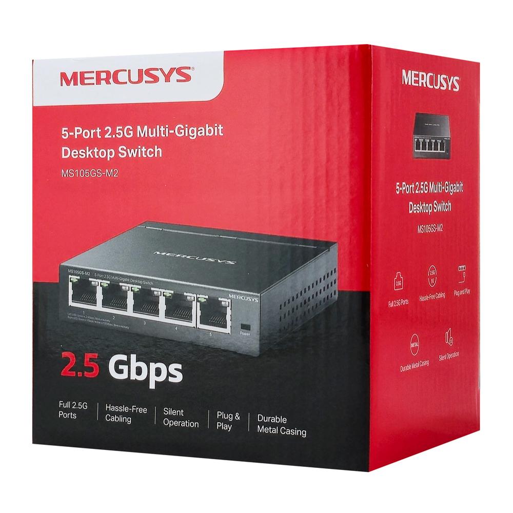 MERCUSYS desktop switch MS105GS-M2, 5x 2.5Gbps θύρες, UN/1.0 | eLabstore.gr MERCUSYS desktop switch MS105GS-M2, 5x 2.5Gbps θύρες, UN/1.0 | Δικτυακά | elabstore.gr