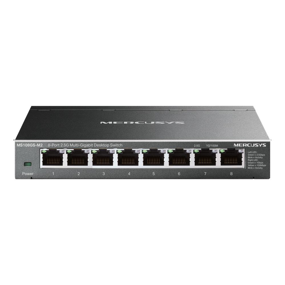 MERCUSYS desktop switch MS108GS-M2, 8x 2.5Gbps θύρες, UN/1.0 | eLabstore.gr MERCUSYS desktop switch MS108GS-M2, 8x 2.5Gbps θύρες, UN/1.0 | Δικτυακά | elabstore.gr