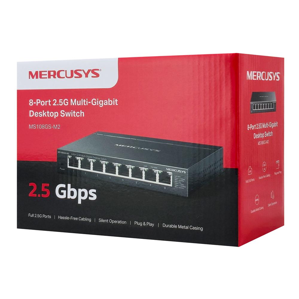 MERCUSYS desktop switch MS108GS-M2, 8x 2.5Gbps θύρες, UN/1.0 | eLabstore.gr MERCUSYS desktop switch MS108GS-M2, 8x 2.5Gbps θύρες, UN/1.0 | Δικτυακά | elabstore.gr