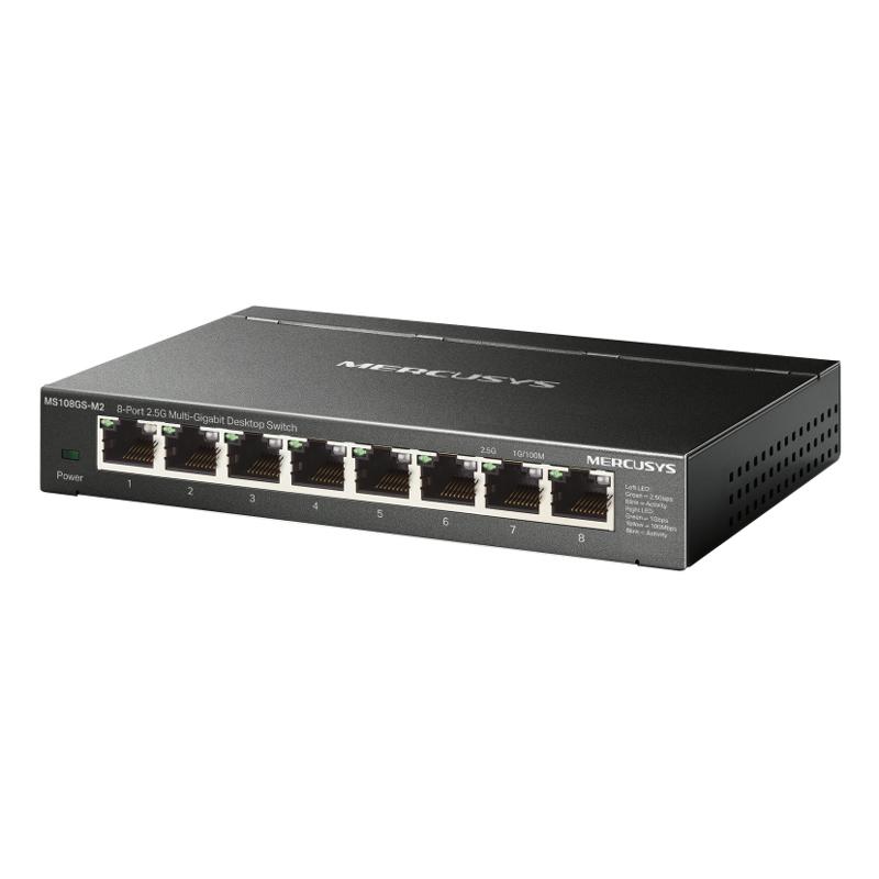MERCUSYS desktop switch MS108GS-M2, 8x 2.5Gbps θύρες, UN/1.0 | eLabstore.gr MERCUSYS desktop switch MS108GS-M2, 8x 2.5Gbps θύρες, UN/1.0 | Δικτυακά | elabstore.gr