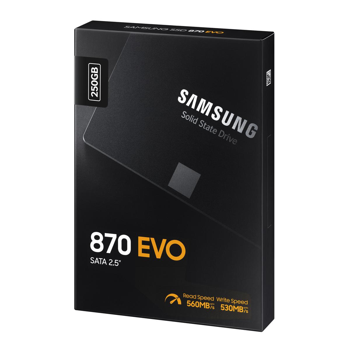 SAMSUNG SSD 870 Evo 2.5", 250GB, SATA 3, 560-530MB/s | eLabstore.gr SAMSUNG SSD 870 Evo 2.5", 250GB, SATA 3, 560-530MB/s | PC & Αναβάθμιση | elabstore.gr
