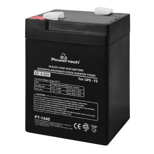 POWERTECH μπαταρία μολύβδου PT-1440 για UPS, 6V 4.5Ah, F2 | Τροφοδοσία Ρεύματος | elabstore.gr