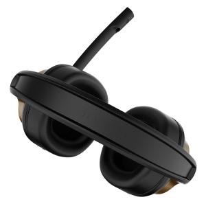 SADES gaming headset UPOWER, 3.5mm σύνδεση, 40mm, μαύρο/χρυσό | Συνοδευτικά PC | elabstore.gr