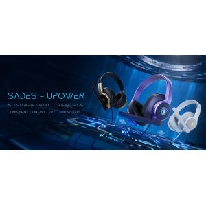 SADES gaming headset UPOWER, 3.5mm σύνδεση, 40mm, γκρι | eLabstore.gr SADES gaming headset UPOWER, 3.5mm σύνδεση, 40mm, γκρι | eLabstore.gr