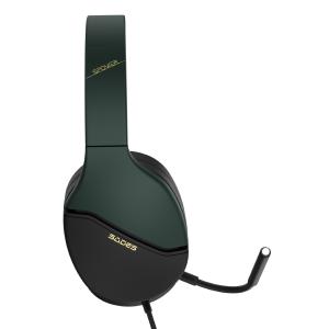 SADES gaming headset SPOWER, 3.5mm σύνδεση, 40mm, multi-platform, μαύρο/πράσινο | Συνοδευτικά PC | elabstore.gr