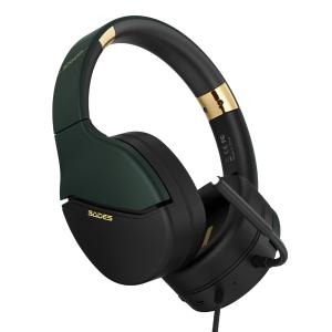 SADES gaming headset SPOWER, 3.5mm σύνδεση, 40mm, multi-platform, μαύρο/πράσινο | Συνοδευτικά PC | elabstore.gr