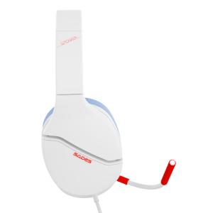 SADES gaming headset SPOWER, 3.5mm σύνδεση, 40mm, multi-platform, λευκό | Συνοδευτικά PC | elabstore.gr