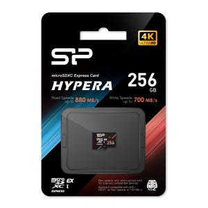 SILICON POWER κάρτα μνήμης microSDXC Express Hypera, 256GB, PCIe Gen 3x1, C10 UHS-I U3 A1 V30 | eLabstore.gr SILICON POWER κάρτα μνήμης microSDXC Express Hypera, 256GB, PCIe Gen 3x1, C10 UHS-I U3 A1 V30 | Συνοδευτικά PC | elabstore.gr