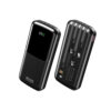 Power Bank 10000mAh PD 22,5W WK WP-65 2 Θέσεων, με καλώδιο USB-C/Lightning/Micro/USB Μαύρο | Φόρτιση | elabstore.gr