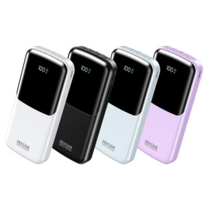 Power Bank 10000mAh PD 22,5W WK WP-65 2 Θέσεων, με καλώδιο USB-C/Lightning/Micro/USB Μαύρο | Φόρτιση | elabstore.gr