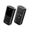 Power Bank 20000mAh PD 22,5W WK WP-66 2 Θέσεων, με καλώδιο USB-C/Lightning/Micro/USB Μαύρο | Φόρτιση | elabstore.gr