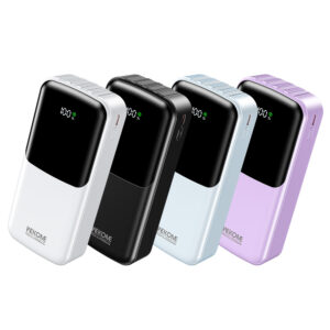 Power Bank 20000mAh PD 22,5W WK WP-66 2 Θέσεων, με καλώδιο USB-C/Lightning/Micro/USB Μαύρο | Φόρτιση | elabstore.gr