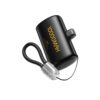 Power Bank 10000mAh PD 22,5W WK WP-113 2 Θέσεων, με καλώδιο USB-C/Lightning Μαύρο | Φόρτιση | elabstore.gr
