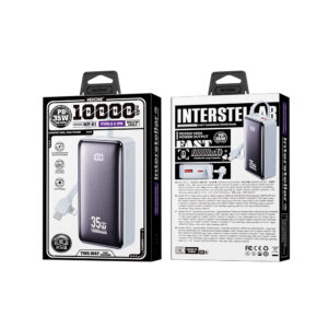 Power Bank 10000mAh PD 35W WK WP-61 2 Θέσεων, με καλώδιο USB-C/Lightning Μπλέ | Φόρτιση | elabstore.gr