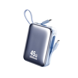 Power Bank 20000mAh PD 45W WK WP-50 2 Θέσεων, με καλώδιο USB-C/Lightning Μπλέ | Φόρτιση | elabstore.gr