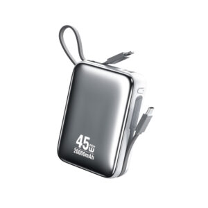 Power Bank 20000mAh PD 45W WK WP-50 2 Θέσεων, με καλώδιο USB-C/Lightning Λευκό | Φόρτιση | elabstore.gr