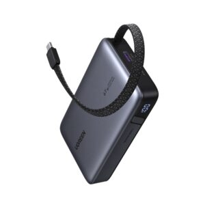 Power Bank 20000mAh PD 67W UGREEN PB550 55996B 2 Θέσεων, με καλώδιο USB-C Γκρι | Φόρτιση | elabstore.gr