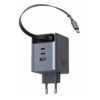 Φορτιστής Σπιτιού GaN PD 100W UGREEN X616 65828 3 Θέσεων, με καλώδιο USB-C 100W Γκρι | Φόρτιση | elabstore.gr