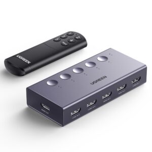 HDMI Switch 5 θέσεων 4K/60Hz UGREEN CM568 25857 | Επέκτασης Εικόνας | elabstore.gr
