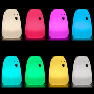 GOOBAY LED φωτιστικό νυκτός πολική αρκούδα 61647, RGB, επαναφορτιζόμενο, λευκό | Φωτισμός | elabstore.gr