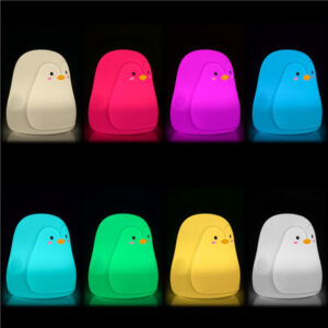 GOOBAY LED φωτιστικό νυκτός πιγκουίνος 61648, RGB, επαναφορτιζόμενο, λευκό | Φωτισμός | elabstore.gr