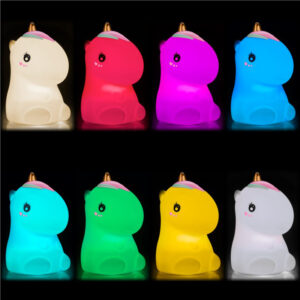 GOOBAY LED φωτιστικό νυκτός μονόκερος 61649, RGB, επαναφορτιζόμενο, λευκό | Φωτισμός | elabstore.gr