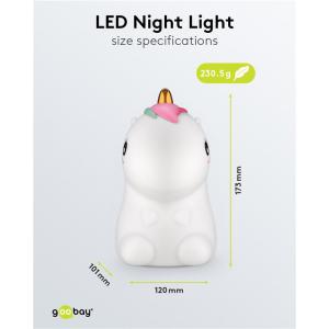 GOOBAY LED φωτιστικό νυκτός μονόκερος 61649, RGB, επαναφορτιζόμενο, λευκό | eLabstore.gr GOOBAY LED φωτιστικό νυκτός μονόκερος 61649, RGB, επαναφορτιζόμενο, λευκό | Φωτισμός | elabstore.gr