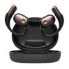 LDNIO earphones με θήκη φόρτισης T11, OWS, Φ15mm, 50/450mAh, μαύρα | Αξεσουάρ κινητών | elabstore.gr