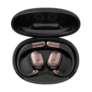 LDNIO earphones με θήκη φόρτισης T11, OWS, Φ15mm, 50/450mAh, μαύρα | eLabstore.gr