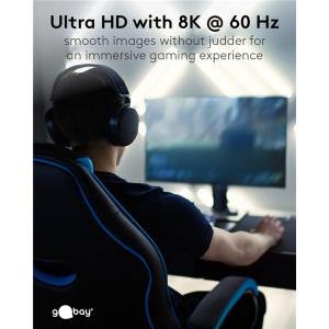 GOOBAY καλώδιο DisplayPort 74778, VESA Certified, 8K/60Hz, 32.4 Gbps, 2m, μαύρο | Καλώδια - Αντάπτορες | elabstore.gr